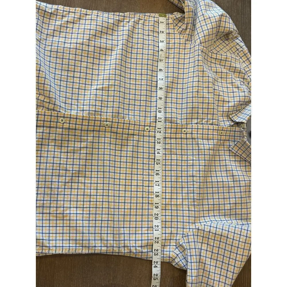BANANA REPUBLIC Soft Wash Cotton Button Down Shirt Men size 16 -16 1/2 L